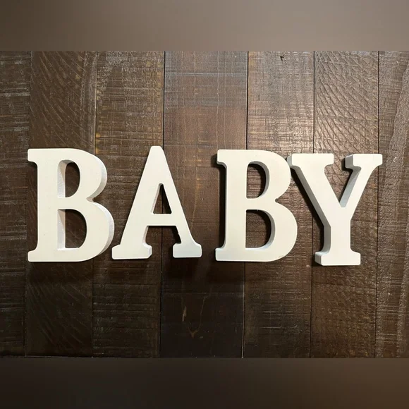 Baby scrapbook bundle - stickers, block letters, ribbon - Picture 2 of 11